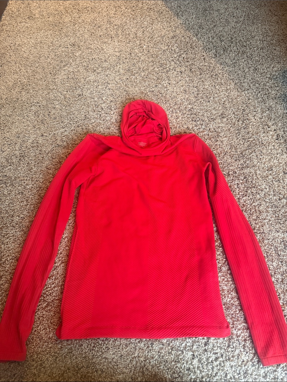 Women’s Red Long Sleeve Hooded Athleta